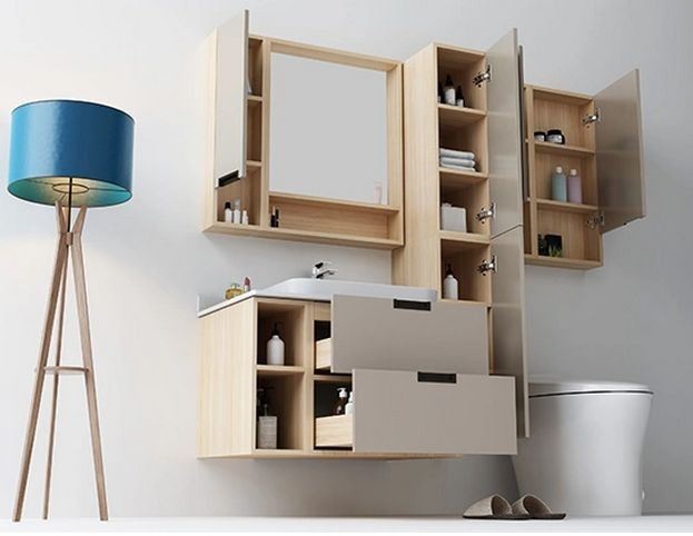 Frameless Bathroom Vanity