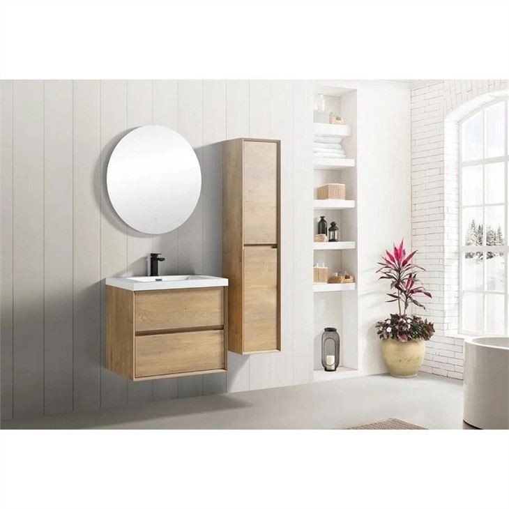 High Pressure Laminated Hotel Bathroom Vanity